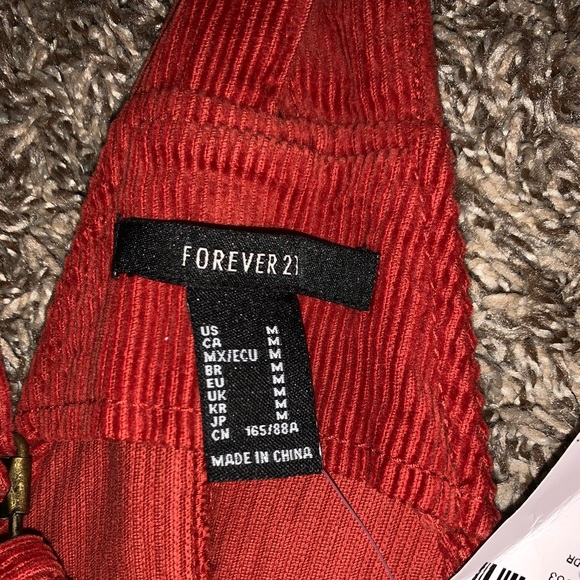 Super cute ribbed Forever 21 overall dress🖤 - Picture 2 of 2